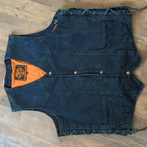 Milwaukee Performance Denim lace up vest